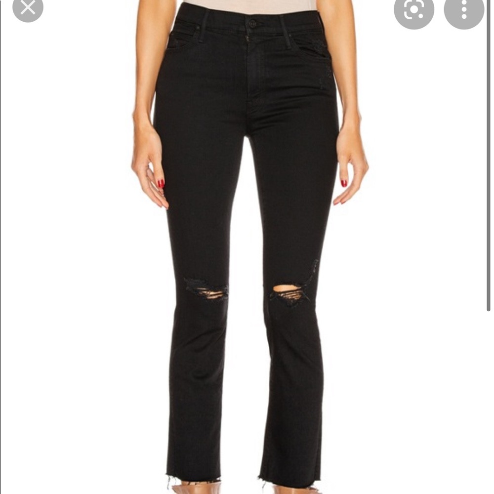 Mother denim rascal ankle fray jeans
